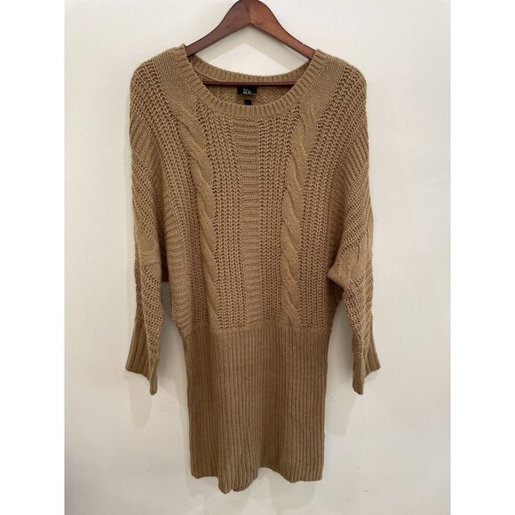 Derek Heart XL Cozy Cable Knit Sweater Dress - Picture 1 of 10